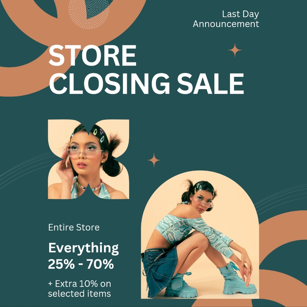 Closing Store Sale!